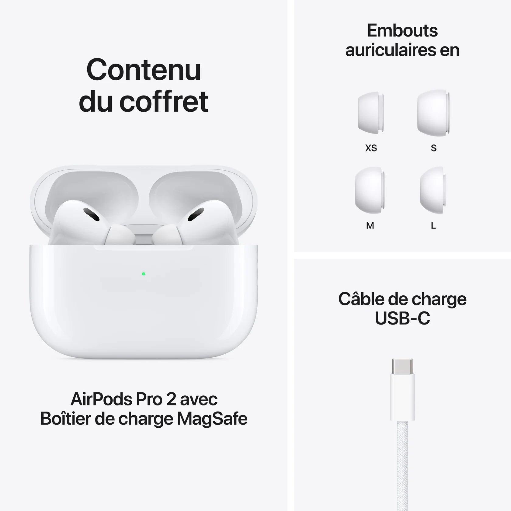 AirPods Pro 2ᵉ génération USA 🇺🇸 avec Pochette Gratuite 🎁